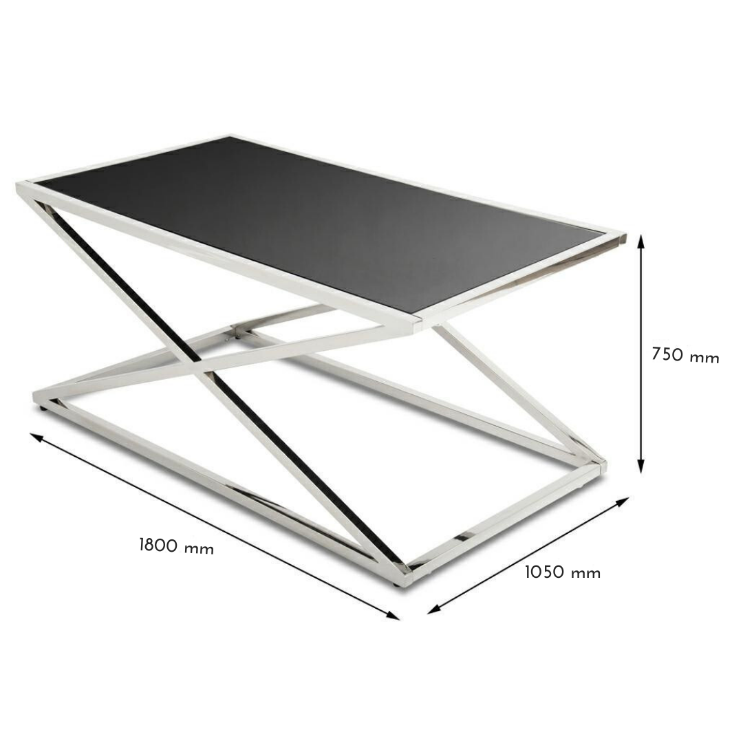 Stainless steel dining table- IZ-DT-002