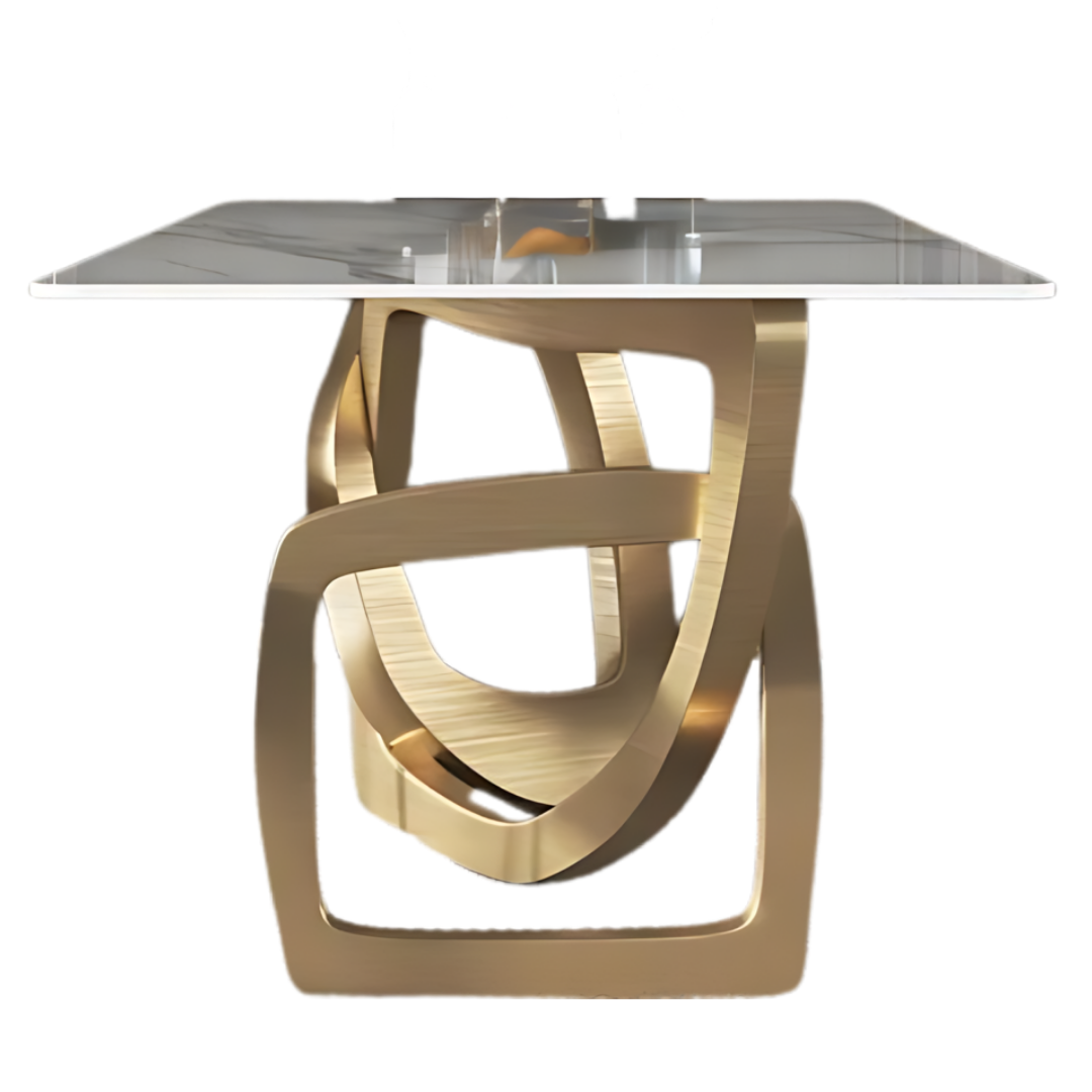 Modern Stainless Steel Dining Tables - IZ-DT-003