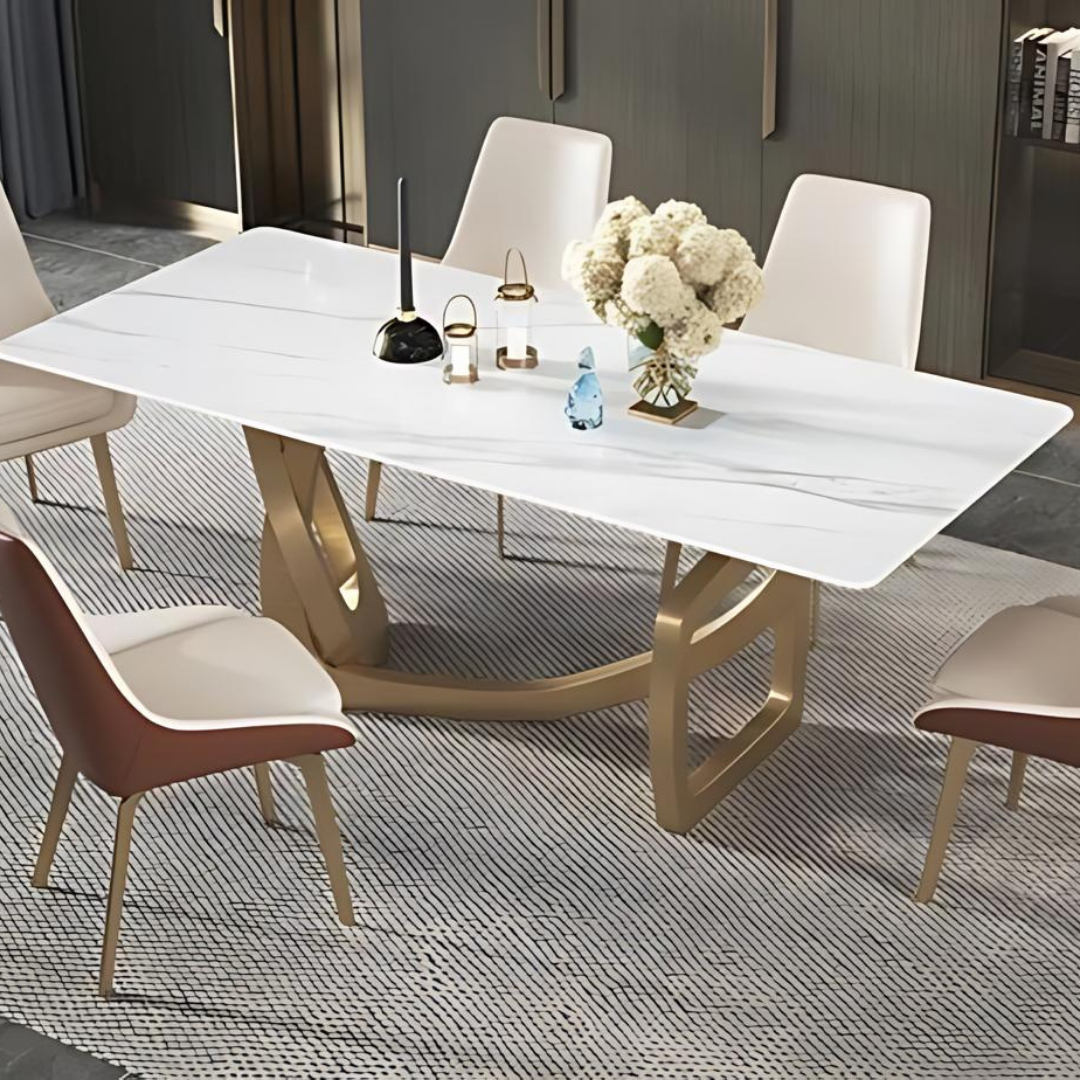 Modern Stainless Steel Dining Tables - IZ-DT-003