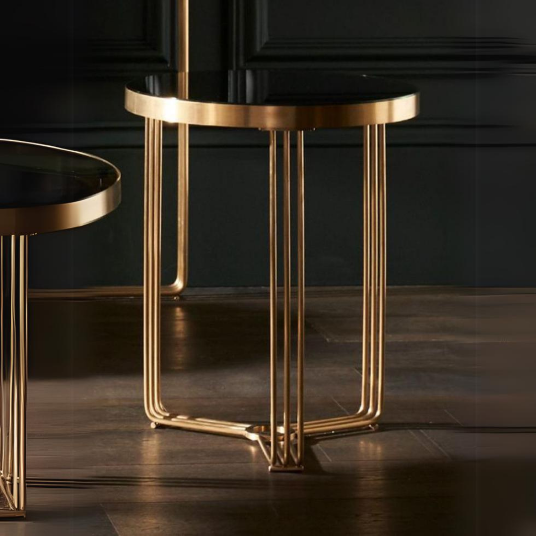Luxurious Stainless Steel Side Table IZ-ST-001