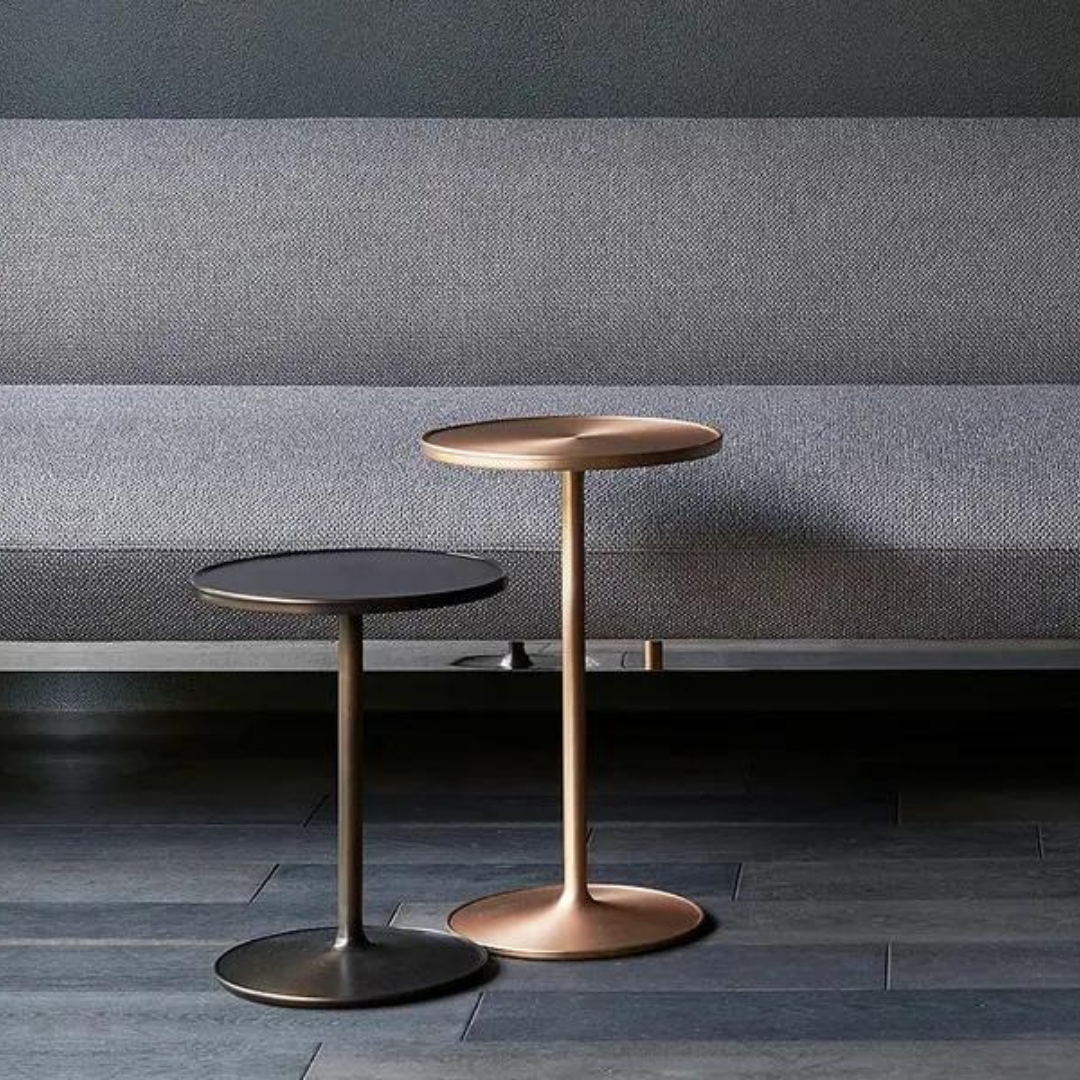 Stainless Steel Side Table IZ-ST-012 with PVD Gold or Rose Gold Finish