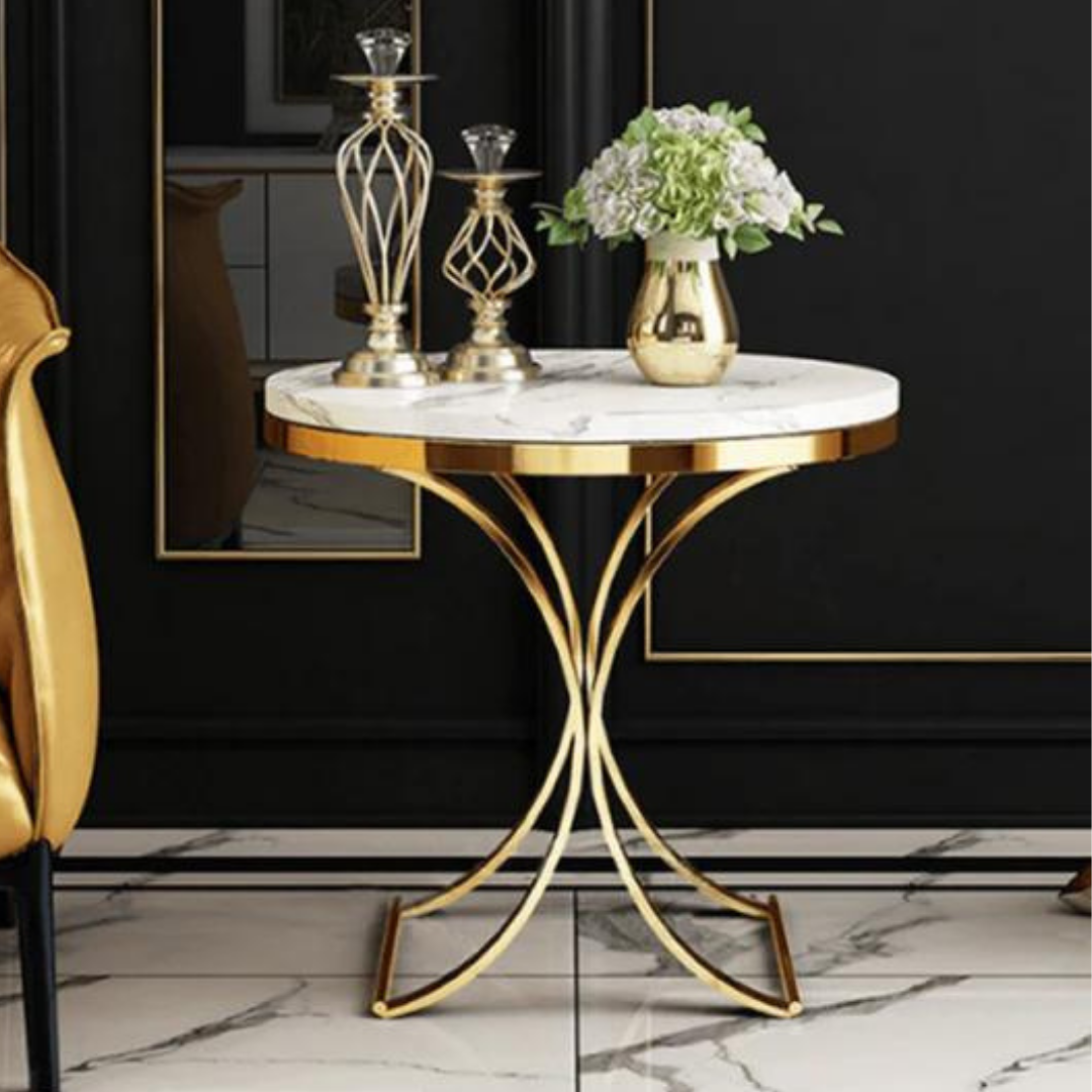 Elegant Stainless Steel Side Table IZ-ST-015