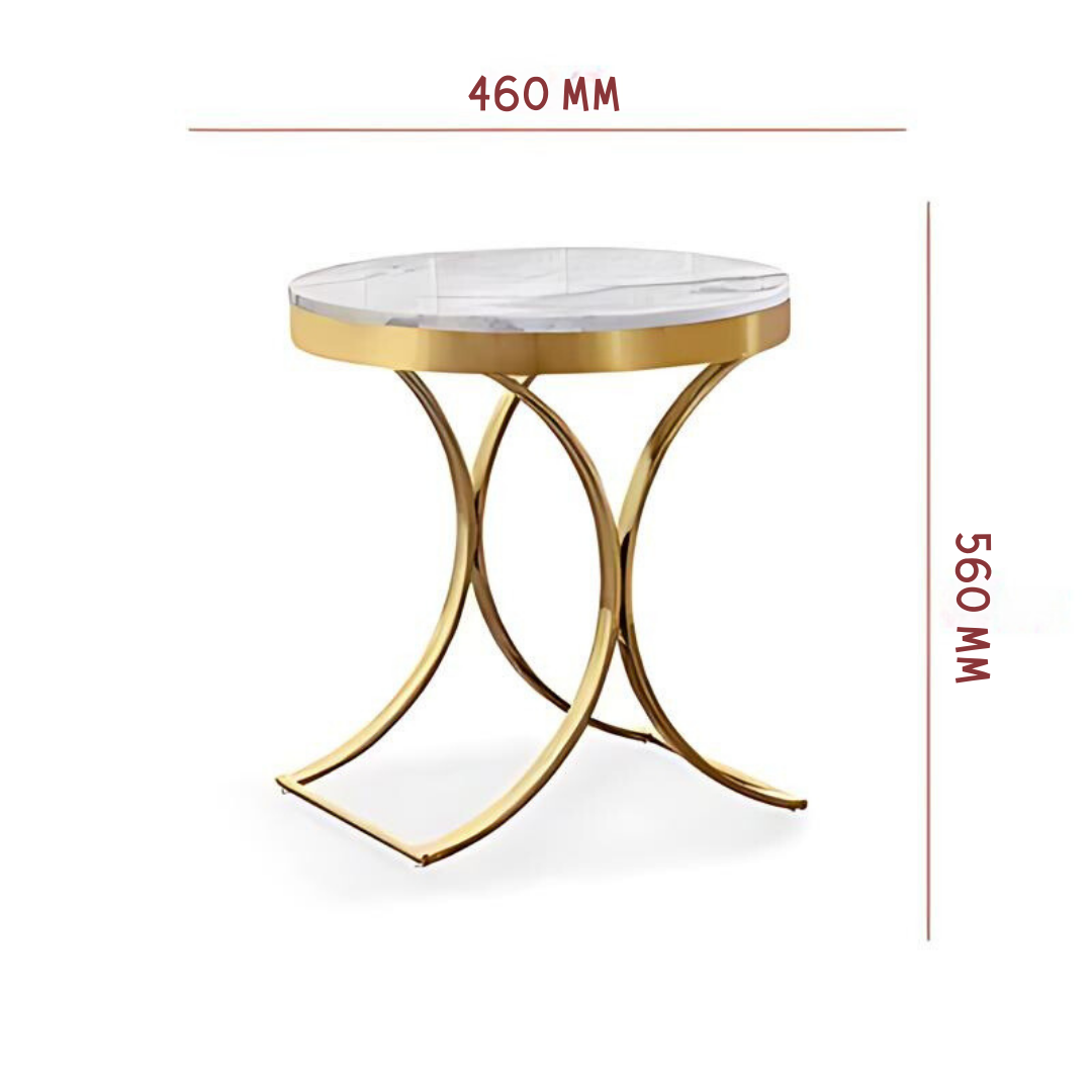 Elegant Stainless Steel Side Table IZ-ST-015