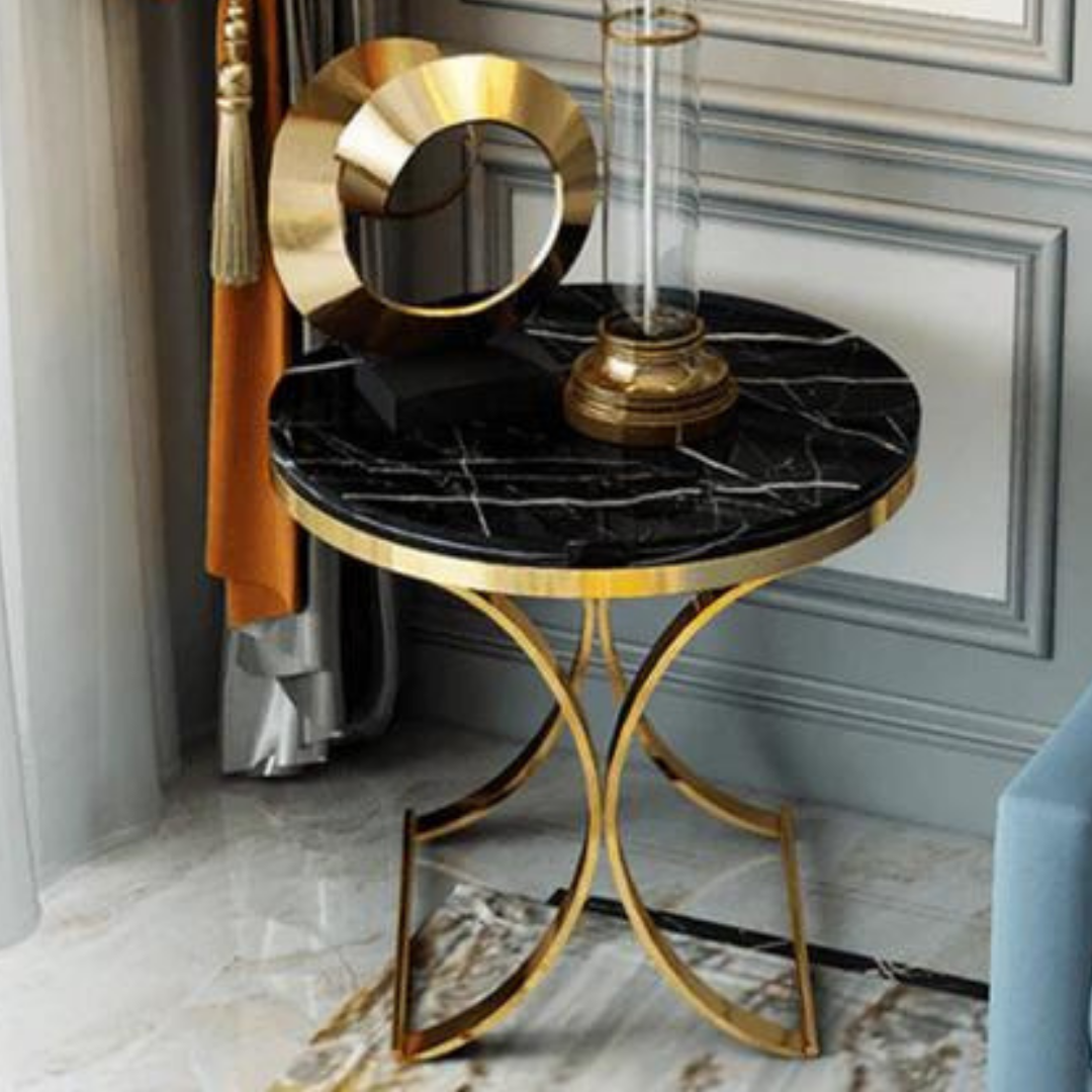 Elegant Stainless Steel Side Table IZ-ST-015