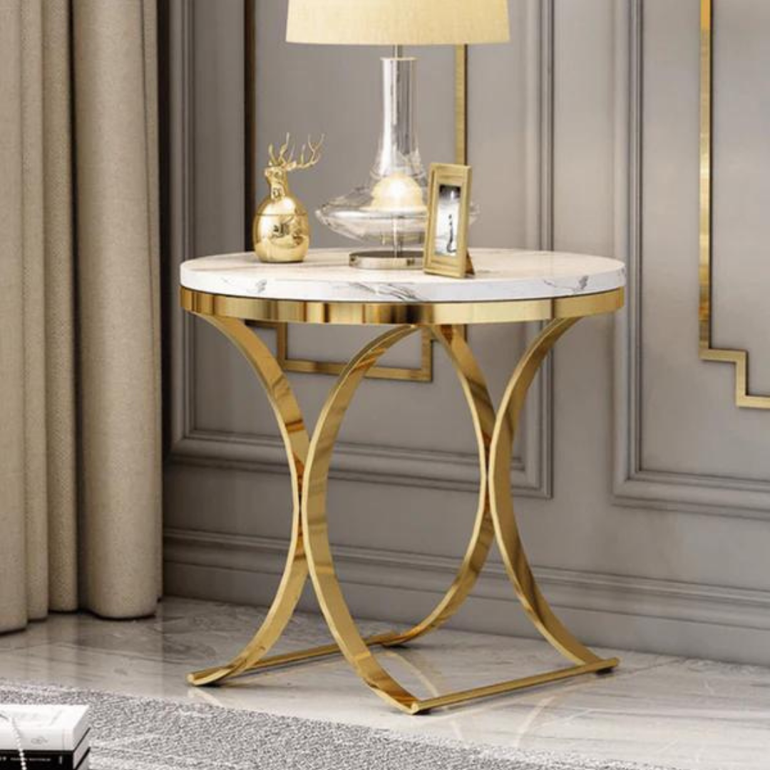 Elegant Stainless Steel Side Table IZ-ST-015