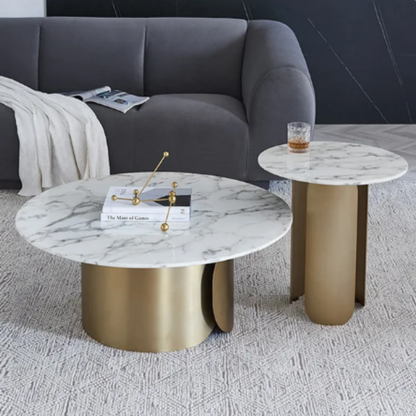 Elegant Stainless Steel Center Table