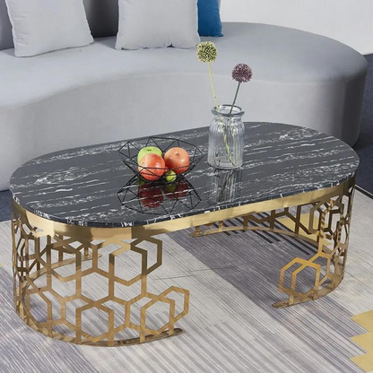 Elegant Stainless Steel Center Table