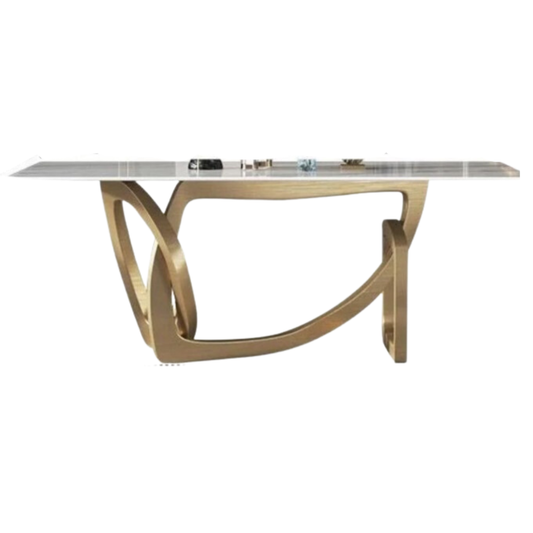 Modern Stainless Steel Dining Tables - IZ-DT-003