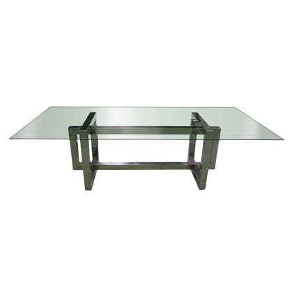 Stainless steel dining table - IZ-DT-005