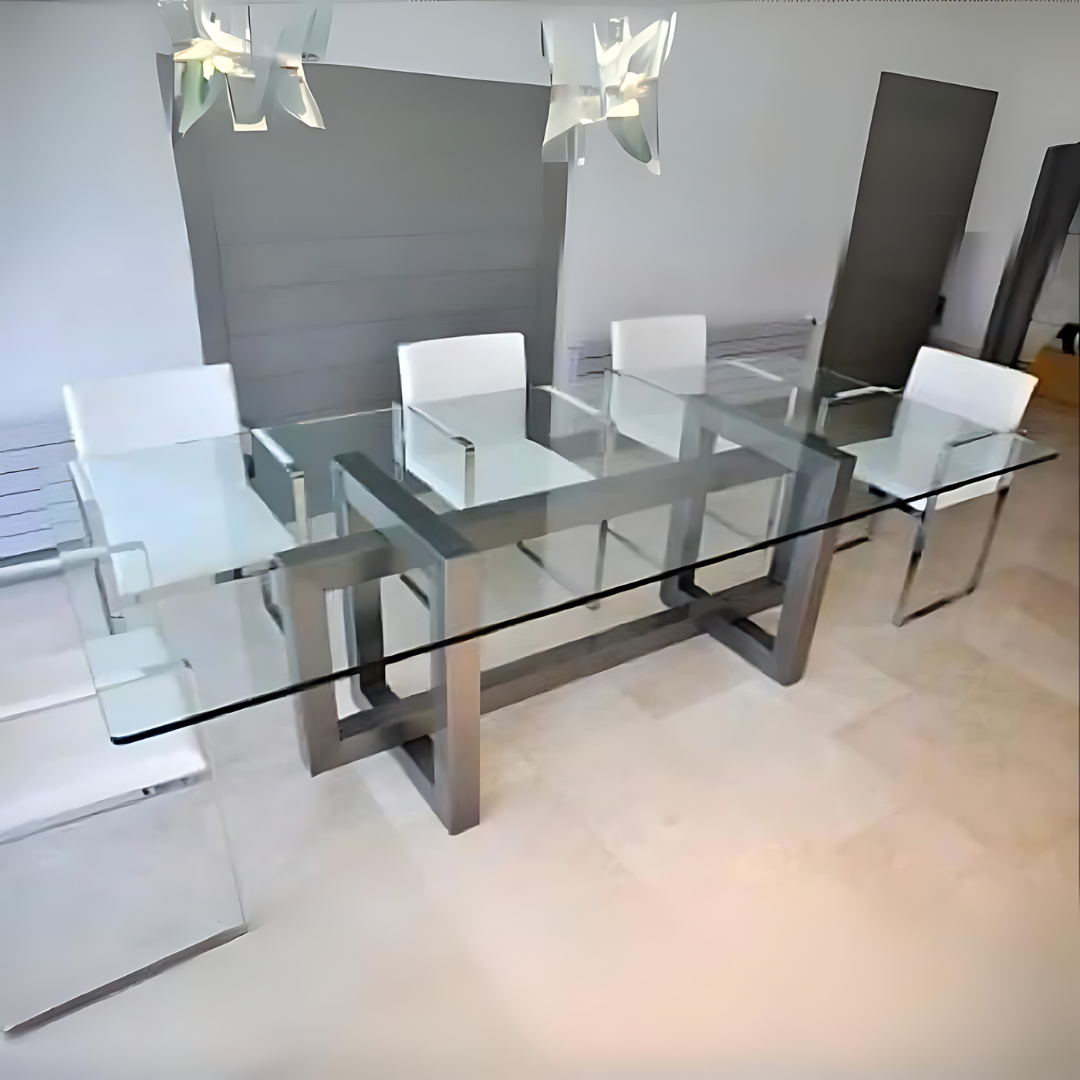 Stainless steel dining table - IZ-DT-005