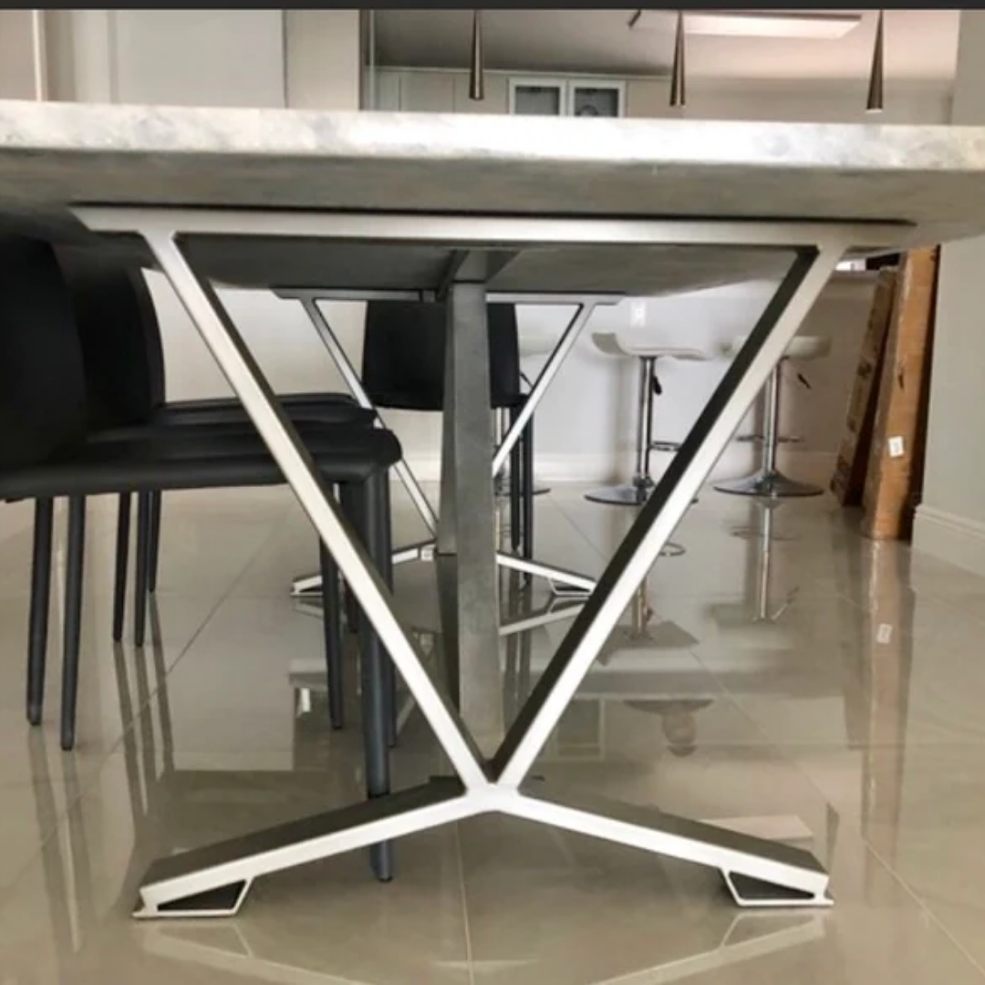 Stainless steel dining table - IZ-DT-008