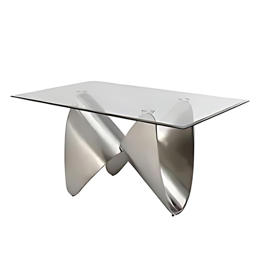 Stainless steel dining table - IZ-DT-014