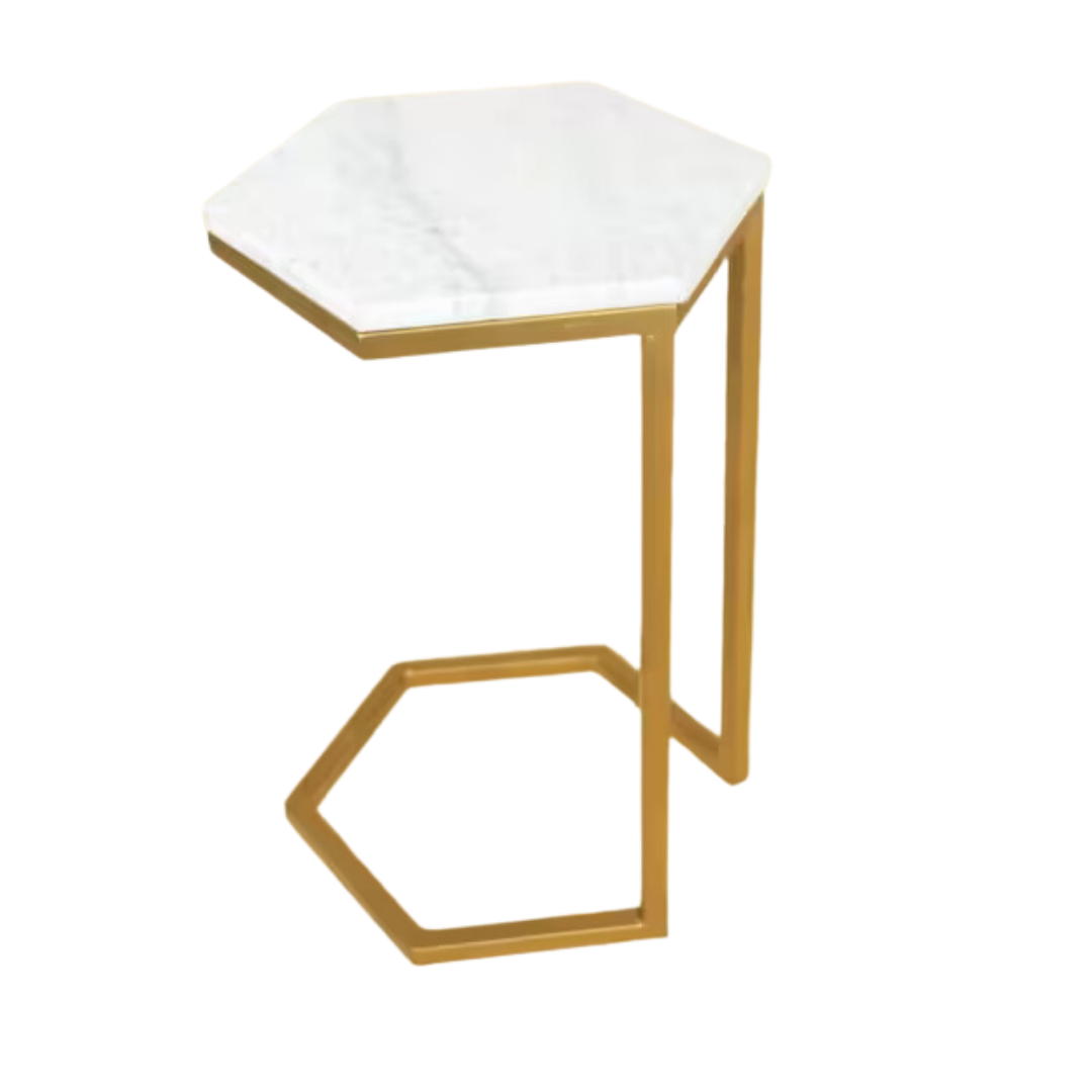 Elegant Stainless Steel Side Table