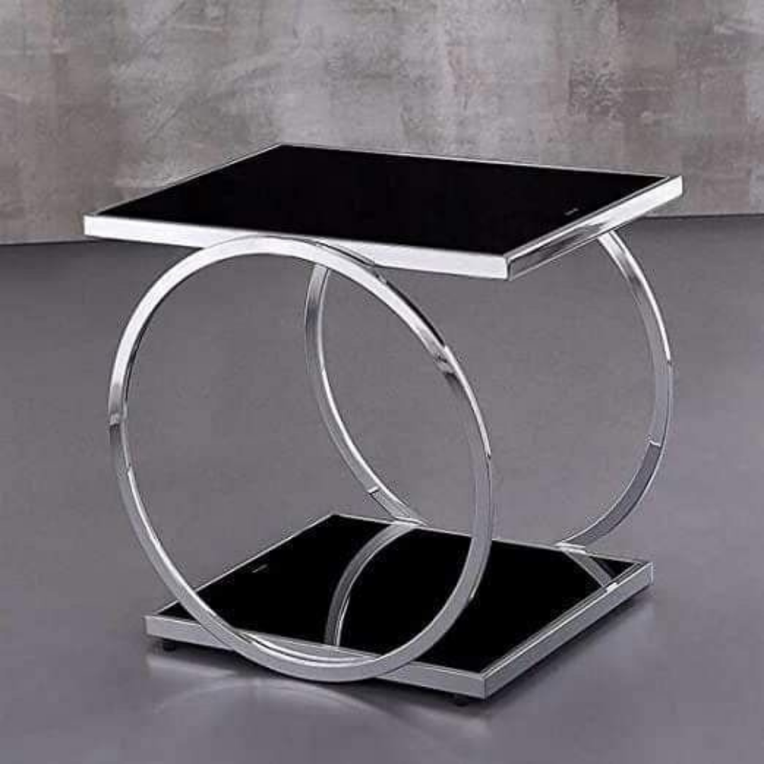 Stylish Stainless Steel Side Table