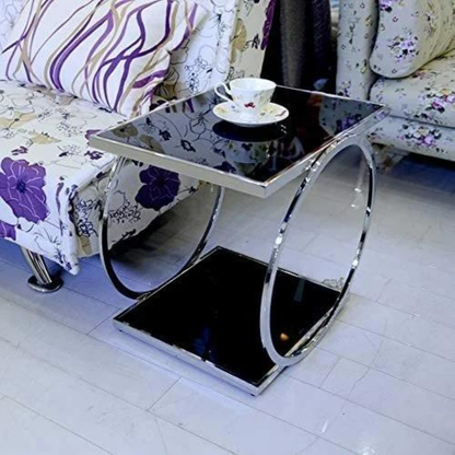 Stylish Stainless Steel Side Table